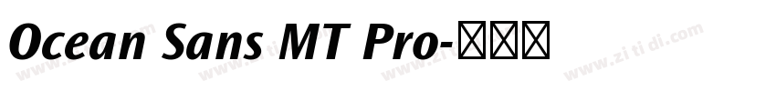Ocean Sans MT Pro字体转换